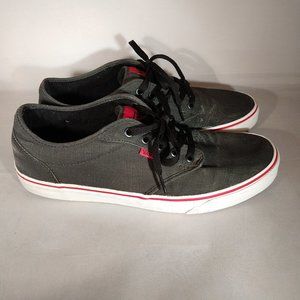 Vans Off the Wall Dark Gray Low Top Black Laces